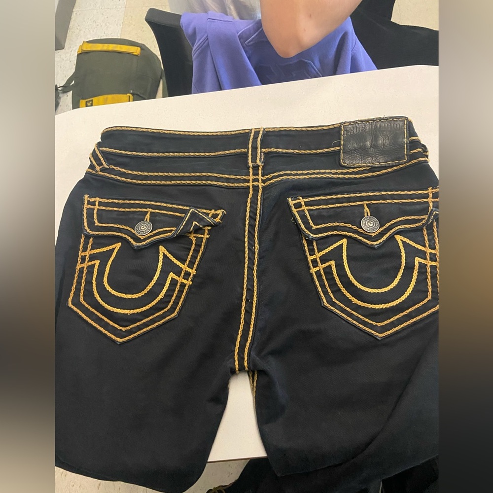 Rare True Religion Jeans Rope Stitching